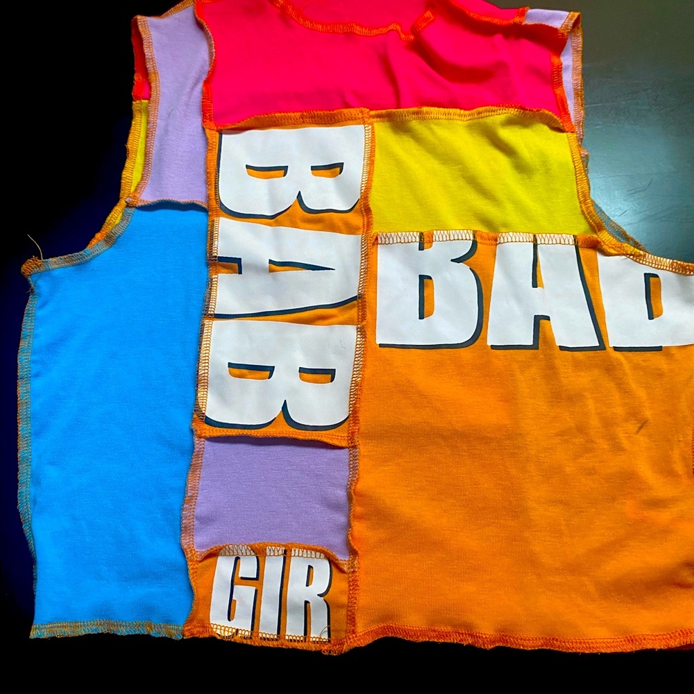 Colorful crop top